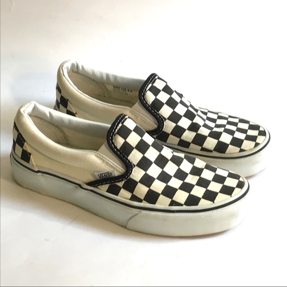 Vans Shoes - Vans checker board slip on shoes women 6